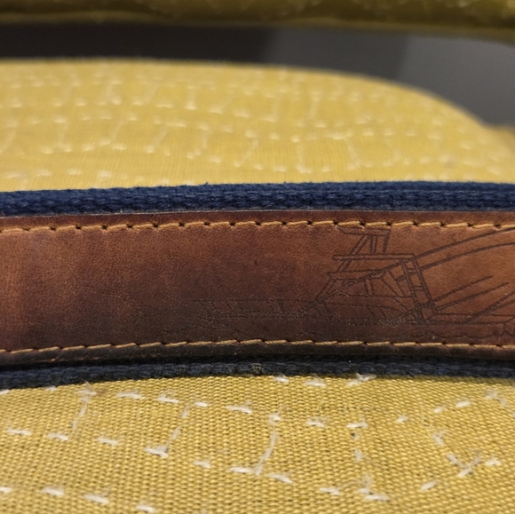 Zep Pro Leather Embroidered Mahi Mahi Bull Dolphin Belt | Size 42 - Picture 5 of 11